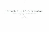 French II Curriculum - Loudoun County Public Web viewFrench . VH /AP Curriculum A ... and the word of the day. PowerPoint of French geography and climate. ... Vocabulary: Directions.