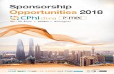 Sponsorship Opportunities 2018 · PDF fileSponsorship Opportunities 2018 20 - 22 June • SNIEC • Shanghai nex natural extracts Co-located with: Organised by: