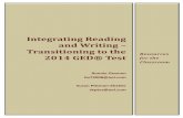 Integrating Reading and Writing – Transitioning to the ... · PDF fileIntegrating Reading and Writing – Transitioning to the ... • Comprehension based on errors ... Milton Hershey