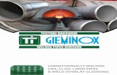 Company details -  · PDF fileCompany Name GIEMINOX TECTUBI ... heat treatment furnaces, rolling/ welding/turning machines, ... API 5L grades: X42 – X52 – X60 – X65 – X70