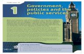 Credit value: 10 1 Government, policies and the public ... · PDF file3 Unit 1 Government, policies and the public servicesUnit 1 Government, policies and the public services How you