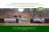 Suggested Best Practices for Industry Outreach Programs …ferc.gov/industries/gas/enviro/guidelines/stakeholder-brochure.pdf · The Suggested Best Practices for Industry Outreach