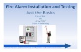 Fire Alarm Installation and Testing - WHEA lunch and learn webinar slide... · Fire Alarm Installation and Testing ... Fire Alarm circuits are ... • In all cases, the detector should