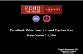 Prosthetic Valve Function and Dysfunctionasecho.org/.../2016/...Prosthetic-Valve-Function-and-Dysfunction.pdf · Prosthetic Valve Function and Dysfunction Friday October 21st, 2016