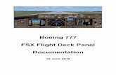 Boeing 777 FSX Flight Deck Panel Documentation 777 VX Panel Installation and... · Boeing 777 V2 Panel CHANGES TO aircraft.cfg The following details the differences between this aircraft.cfg