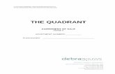 THE QUADRANT - Pam · PDF filePAM GOLDING PROPERTIES . 6 ... 25. INDEMNITY ... Annexure "F" and as referred to in clause 29 below; 1.1.25 "Seller" means the seller set forth in item