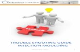 Trouble Shooting for Injection Moulding - · PDF fileTrouble Shooting Guide for Injection Moulding Main Cause of Defects 1. The quality of the Melt can be a cause of material deteriation