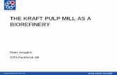 THE KRAFT PULP MILL AS A BIOREFINERY -  · PDF file•Total budget on lignin, ... Low capital-cost alternative to de-bottleneck a flow ... Case studies for 3 - 4 mills . Pulp