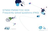 STM32 PMSM FOC SDK suite - Home - S · PDF fileThe FOC SDK is able to drive up to 2 PMSM motors and the PFC stage when using compatible hardware. For more information, ... STM32 PMSM