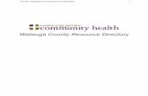 Watauga County Resource Directory -   · PDF fileHCCH: Watauga County Resource Directory 2 Table of Contents Disabilities Services & Veterans Assistance 3 Domestic Abuse