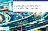 Finding the fast lane: Emerging trends in China’s auto · PDF fileonline, a trend that is ... Shopping online: Consumers want data and deals ... Finding the fast lane: Emerging trends