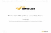 Amazon VPC Connectivity Options - · PDF fileAmazon Web Services – Amazon VPC Connectivity Options October 2012 Page 4 of 18 Customer Network–to–Amazon VPC Connectivity Options