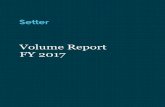 Volume Report FY 2017 - · PDF fileThe Setter Capital Volume Report analyzes global secondary ... venture, real estate, ... by prorating the survey results based on the proportion