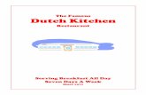 The Famous Dutch  · PDF fileFull Course Hotcakes, French Toast & Waffles Specials ... $11.50 Homemade Deviled ... The Famous Dutch Kitchen