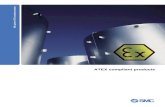 SMC guide to ATEX compliant products · PDF file SMC guide to ATEX compliant products ATEX compliant products ... • 0, 1, 2 for gas explosive atmospheres • 20, 21, 22 for dust