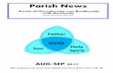Parish News · PDF file08.08.2017 · ‘Our purpose is to serve Jesus Christ and share God’s love with all’ Parish News Parish of Thornthwaite cum Braithwaite with Newlands www