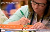 2015 Annual Report - National Agriculture in the Classroom · PDF filescience, social studies and ... The 2015 Annual Report highlights the organization’s ... •The regional meetings