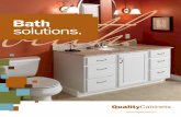 We l Bath  . · PDF fileWe love the bathroom. ... DeNova™ Blue Pearl Natural Quartz Countertop. We llovth Quality Series | Maple | Amber Mocha Glaze 4 Classic2