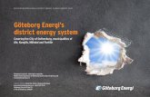 Göteborg Energi’s district energy system_sweden_i... · Göteborg Energi’s district energy system Covering the City of Gothenburg, municipalities of Ale, Kungälv, Mölndal and
