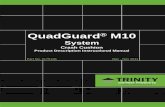 QuadGuard M10 Instructional Manual 11-2-11 Sheets/QGM10Manual.pdf · QuadGuard® M10 System Crash Cushion Product Description Instructional Manual Part No. 617511B Rev - Nov 2011
