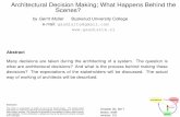 Architectural Decision Making; What Happens Behind · PDF fileArchitectural Decision Making; What Happens Behind the Scenes? by Gerrit Muller Buskerud University College ... Java SQL