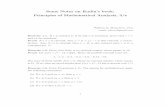 Some Notes on Rudin’s book: Principles of Mathematical ...web.cc.ntnu.edu.tw/~49440224/Mathematical Analysis/Rudin/Rudin.pdf · Some Notes on Rudin’s book: Principles of Mathematical