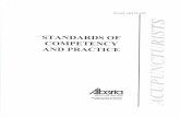 Standards of Competency and Practiceacupuncturealberta.ca/.../regulations/standard-competency-practice.pdf · Standards for Acupuncture Practice Cleanliness ... sleep patterns bowel
