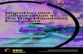 Migration and Conservation in the Bale Mountains Ecosystem · PDF filethe Bale Mountains . Ecosystem. ... BERSMP Bale Eco-Region Sustainable Management Programme BMCP Bale Mountains