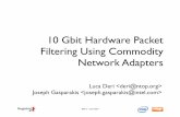 10 Gbit Hardware Packet Filtering Using Commodity …ripe61.ripe.net/presentations/138-Deri_RIPE_61.pdf · Filtering Using Commodity Network Adapters ... discard those packets that