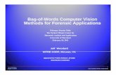 Bag-of-Words Computer Vision Methods for Forensic ApplicationsMethods · PDF file · 2011-04-04Bag-of-Words Computer Vision Methods for Forensic ApplicationsMethods for Forensic Applications