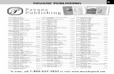 PAVANE PUBLISHING 59 - Music Dispatch - Sheet Music ... · PDF fileMy Jesus, I Love Thee(arr. Satre) ... _____08300173 TTBB ... Somebody’s Knockin’ at Your Door(Morris) _____08301508