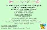 2nd Briefing to Teachers-in-charge of National School … Briefing to Teachers-in-charge of National School Games Artistic Gymnastics 2017 20 Mar 2017, 1500-1730hrs MOE (Evans Rd)