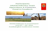 Participants Global Industry Team Agriculture & Fisheries ... · PDF fileParticipants Global Industry Team Agriculture & Fisheries Food & Foodtech Global Gateway to Food Export June