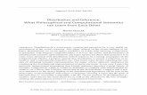 Distribution and Inference: What Philosophical and ... · PDF fileDistribution and Inference: What Philosophical and Computational Semantics ... distributional semantics from a more