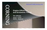 Engine Efficiency and Emissions Trends - UW-Madison · PDF fileEngine Efficiency and Emissions Trends Tim Johnson June 4, 2015 DERC, Madison JohnsonTV@