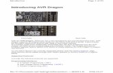 Introducing AVR Dragon - Cornell Engineering · PDF fileIntroducing AVR Dragon ' Front Side Back Side With the AVR Dragon , Atmel has set a new standard for low cost development tools.