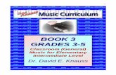 BOOK 3 GRADES 3-5 - Knauss Music Curriculum social studies, science, ... Snare Drum (with sticks and brushes), ... See Book 3: Grades 3-5 See Book 4: Grades 6-12