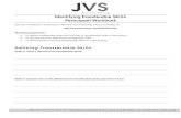Identifying Transferable Skills Participant Workbook - JVS Transferable Skills Participant...Identifying Transferable Skills Participant Workbook ... Use a list of action verbs ...