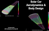 Solar Car Aerodynamics & Body Design - American …americansolarchallenge.org/ASC/wp-content/uploads/2015/...Solar Car Aerodynamics & Body Design 21 March 2015 ASC Conference, Ann