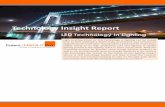 Technology Insight Report - Patent iNSIGHT Pro Insight Report LED Technology In Lighting Light Emitting Diode or LED Technology in lighting can be traced back to 1927 although it didn’t