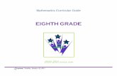 EIGHTH GRADE - Pasco School  · PDF fileEIGHTH GRADE 2010-2011 SCHOOL YEAR. ... of right triangle equal area square off hypotenuse. ... (Stevens) Skill 37, 38, 39, 40