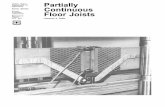 Forest Products Floor Joists · PDF fileFloor joists are designed as single-span simply supported beams. The feasibility of reducing joist size by forming ... Vanderbilt and others