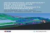 IntegratIng OpenFOaM IntO autOMOtIve Cae SySteMS ... · PDF fileIntO autOMOtIve Cae SySteMS: COMpanIOn prOduCtS and experIenCeS ... Meshing Plugins for ensight Mark ... producer of