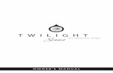 2012 twilight manual - Master Spas · PDF fileTwilight Spa Specifications ... Install the spa so that water can be easily drained out of the compartment containing electrical components