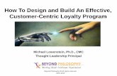 How To Design and Build An Effective and - Beyond · PDF file• Formerly EVP at Market Probe, SVP at Harris Interactive (Nielsen), SVP at GfK/NOP World ... (American Express has Whole