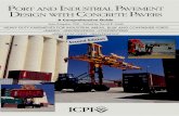 Port and Industrial Pavement Design - Interlocking · PDF file · 2015-10-26Port and Industrial Pavement Design with Concrete Pavers ... low maintenance, ... This is the second edition