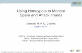Using Honeypots to Monitor Spam and Attack Trends - · PDF fileUsing Honeypots to Monitor Spam and Attack Trends Marcelo H. P. C. Chaves mhp@cert.br CERT.br – Computer Emergency