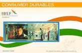 CONSUMER DURABLES - IBEF · PDF fileUSD121.48 billion in 2014. The ... Microwave ovens Other domestic appliances ... Consumer durables market was expected to double at 14.7