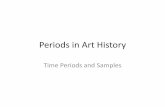 Periods in Art History - Poway Unified School District · PDF filePeriods in Art History ... Mesopotamian (3500 b.c. ... Egyptian (3100 b.c. –30 b.c.) Art with an afterlife focus: