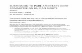 SUBMISSION TO PARLIAMENTARY JOINT COMMITTEE ON HUMAN …blog.idftraining.com.au/wp-content/uploads/2016/12/SUBMISSION-18C... · SUBMISSION TO PARLIAMENTARY JOINT COMMITTEE ON HUMAN